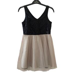 Un Deux Trois Girls Party Dress Sequin Tulle 14